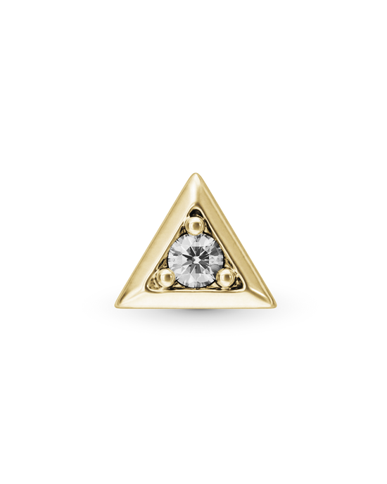 Prisma flatback stud earring - ambi Jewelry