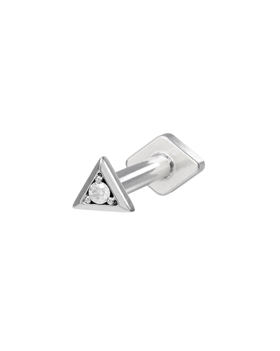 Prisma flatback stud earring - ambi Jewelry