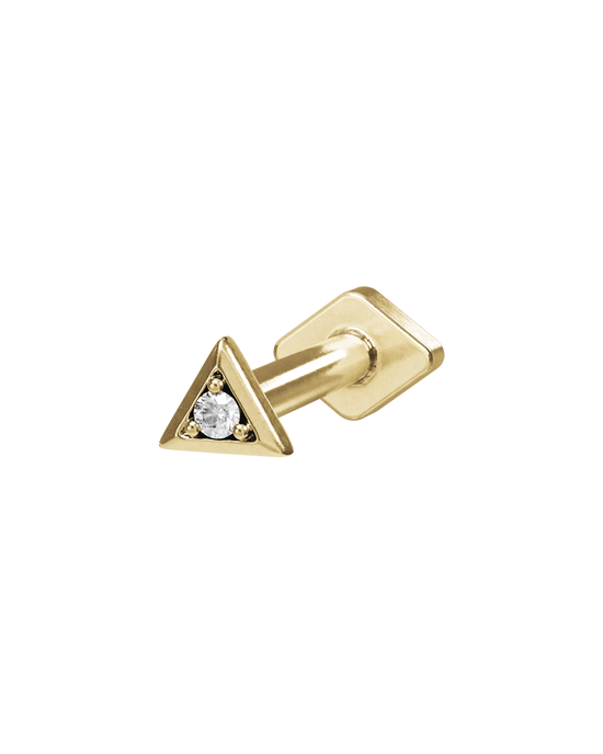 Prisma flatback stud earring - ambi Jewelry
