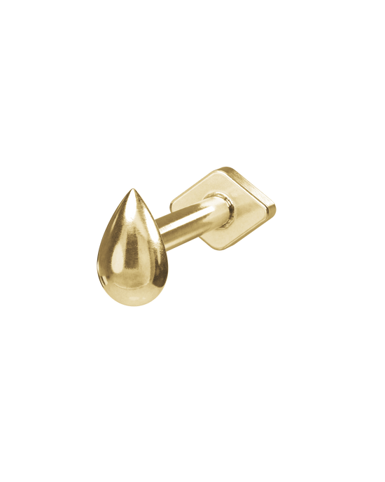 Dew flatback stud earring - ambi Jewelry