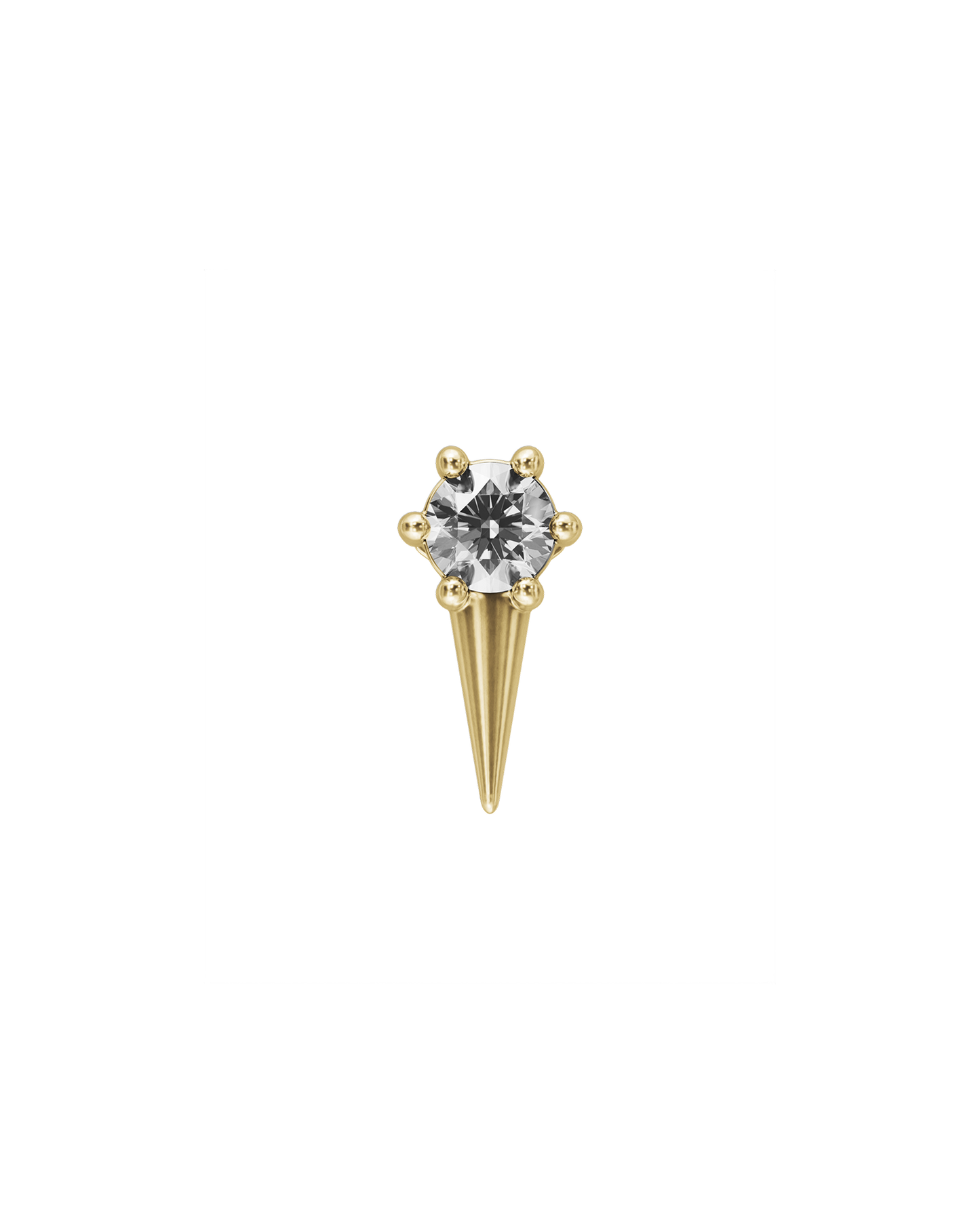 Comet flatback stud earring - ambi Jewelry