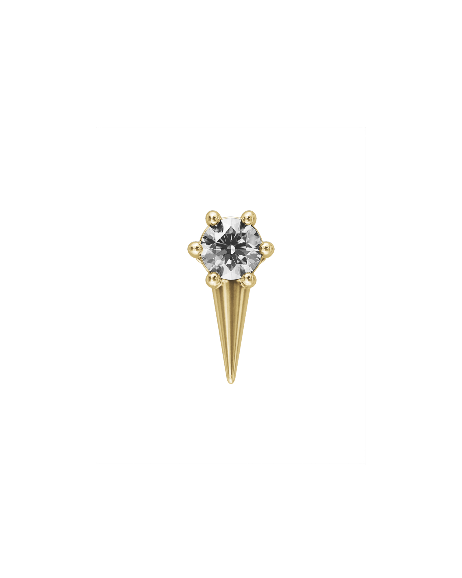 Comet flatback stud earring - ambi Jewelry