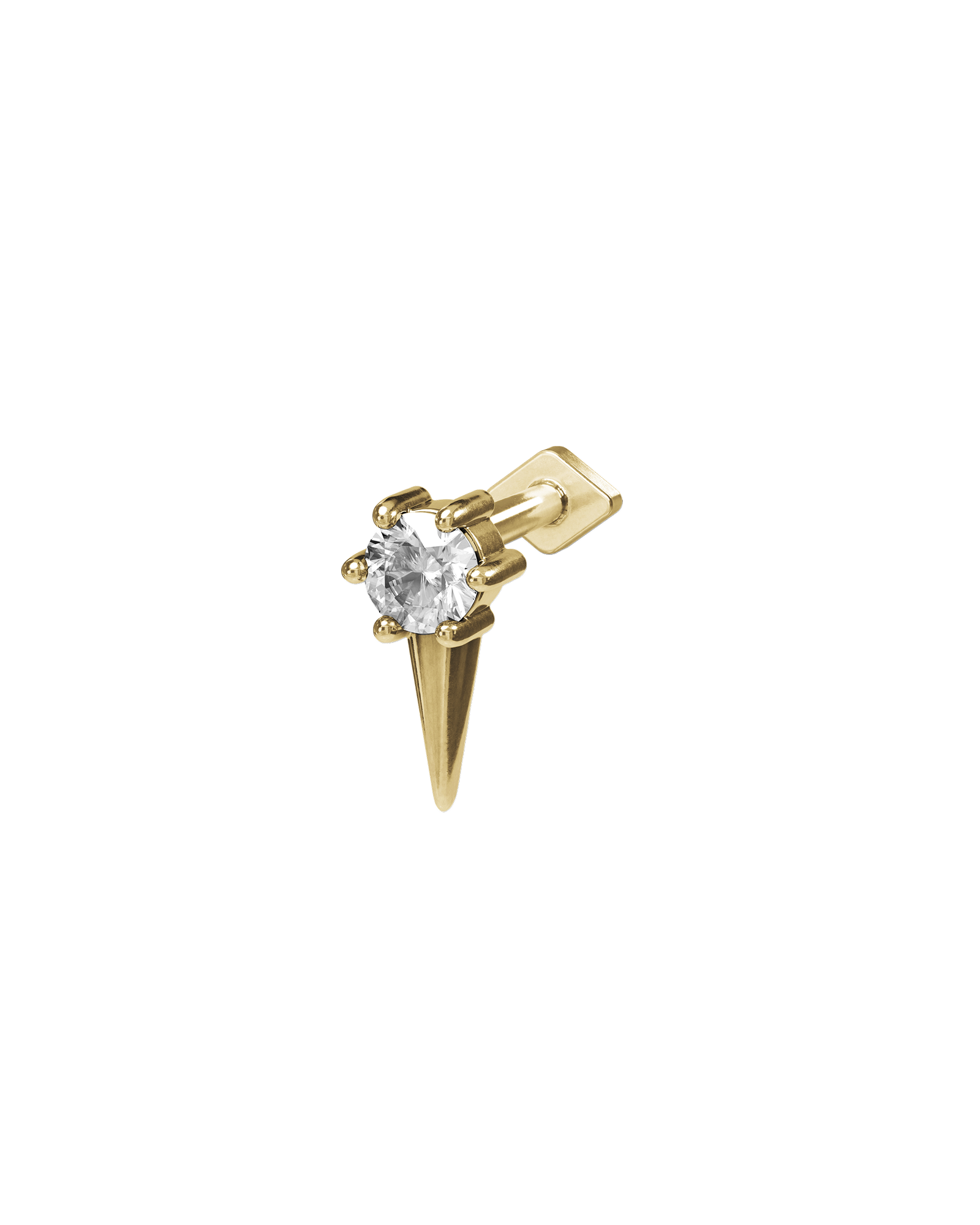 Comet flatback stud earring - ambi Jewelry