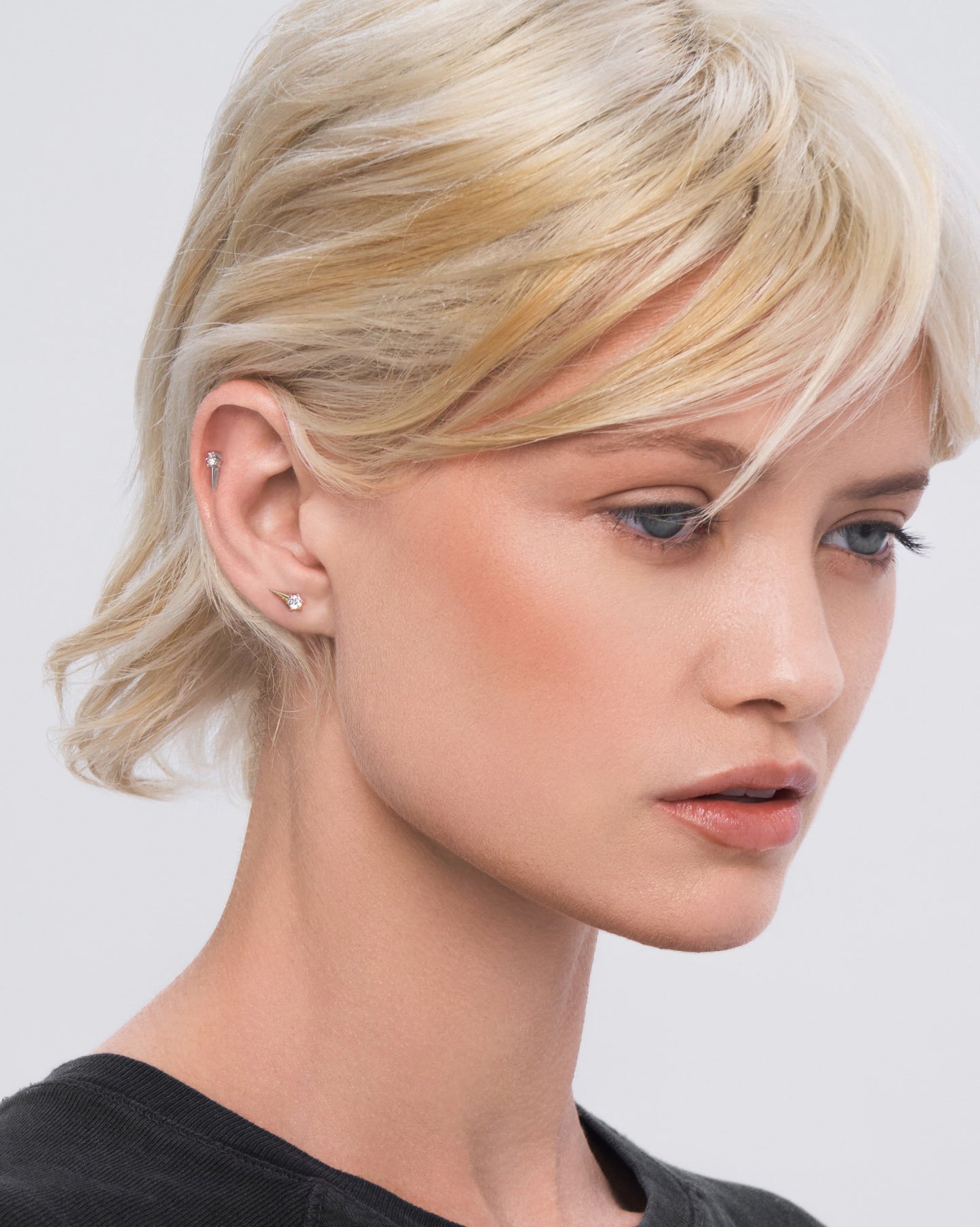 Comet flatback stud earring - ambi Jewelry