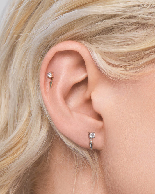 Muse flatback stud earring - ambi Jewelry