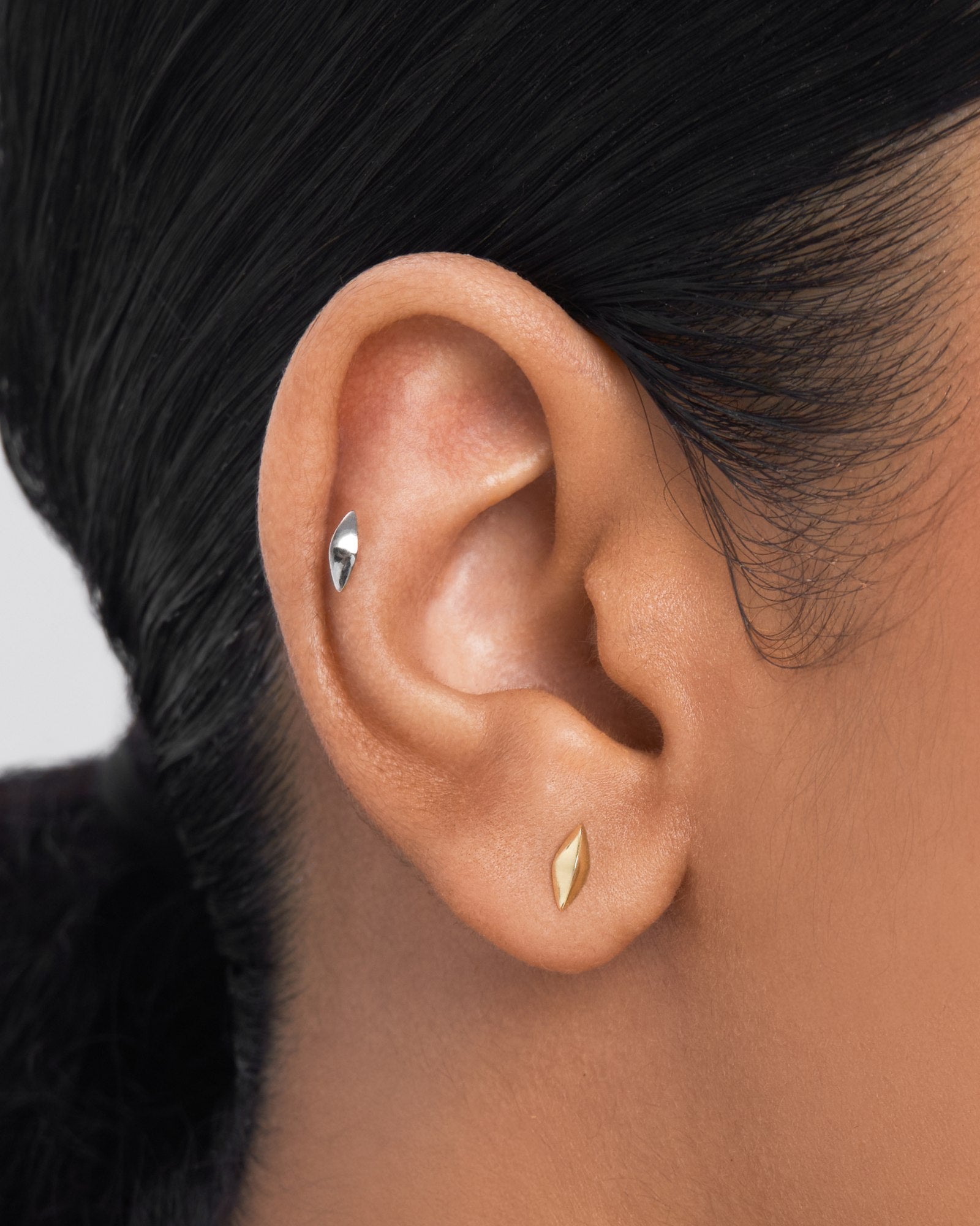Petal flatback stud earring - ambi Jewelry