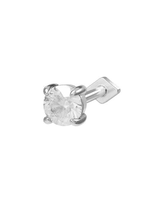 Odette round flatback stud earring - ambi Jewelry