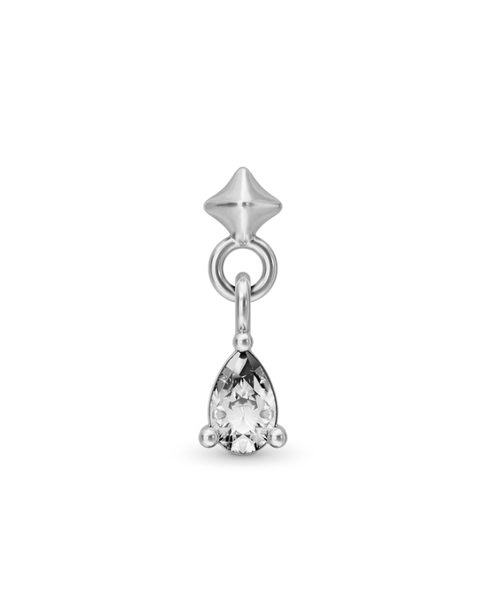 Lumi flatback stud earring - ambi Jewelry