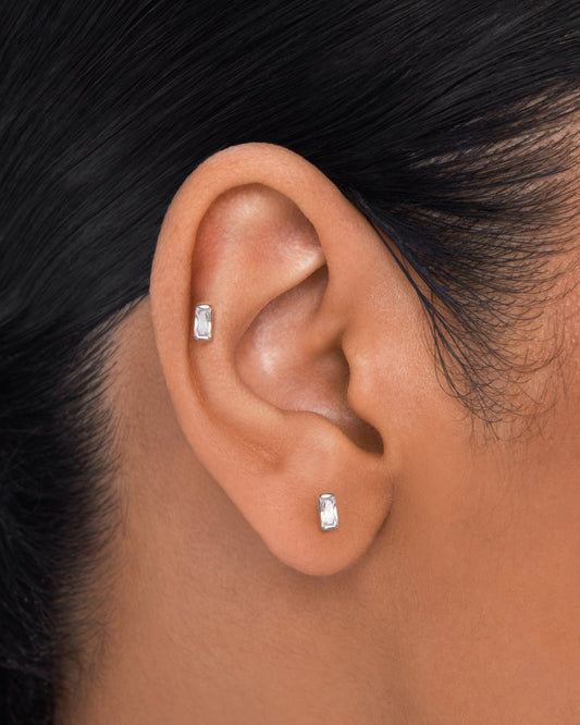 Portrait flatback stud earring - ambi Jewelry