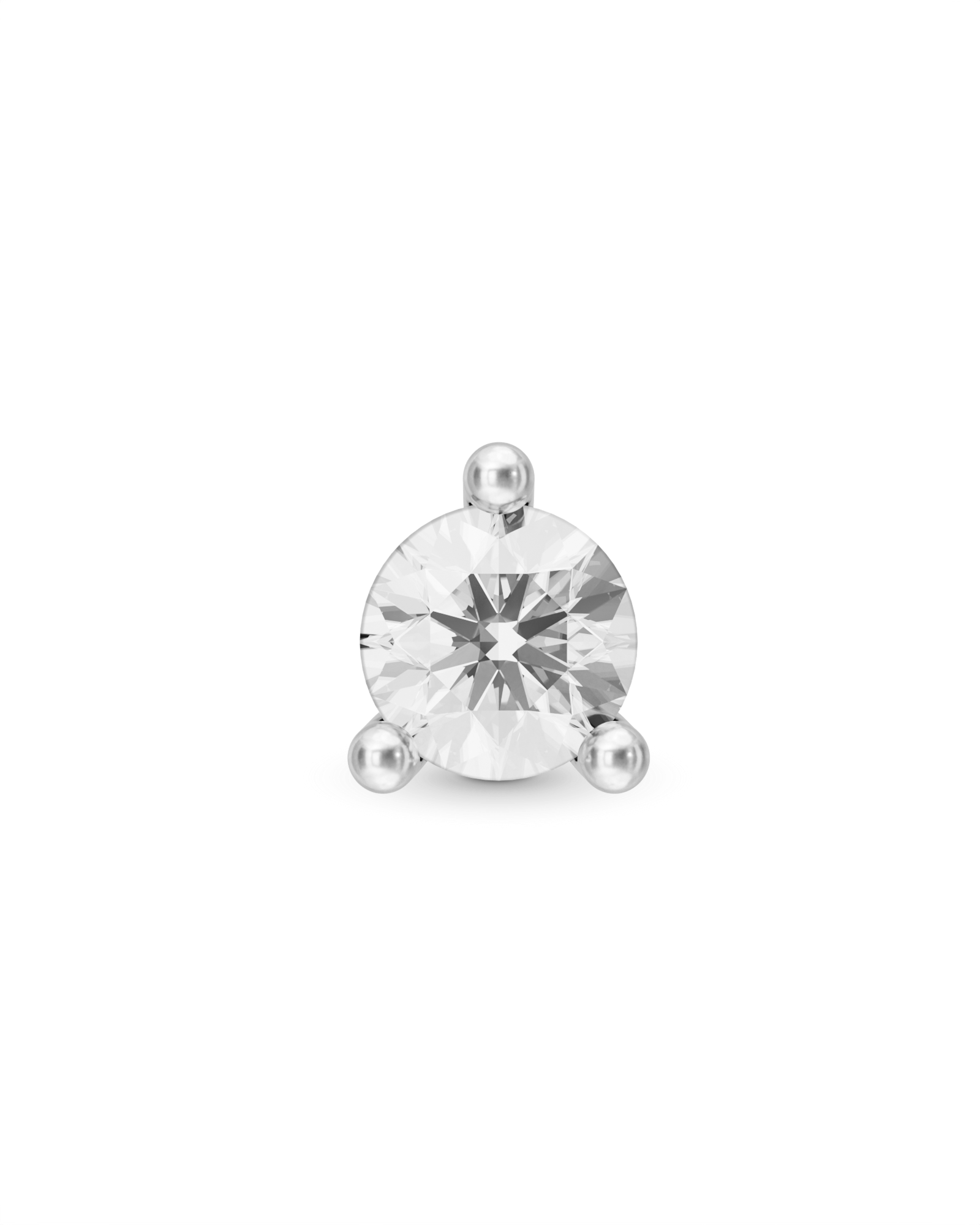 Ode round flatback stud earring - ambi Jewelry