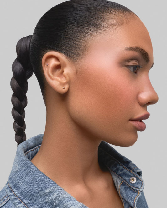 Prism flatback stud earring - ambi Jewelry