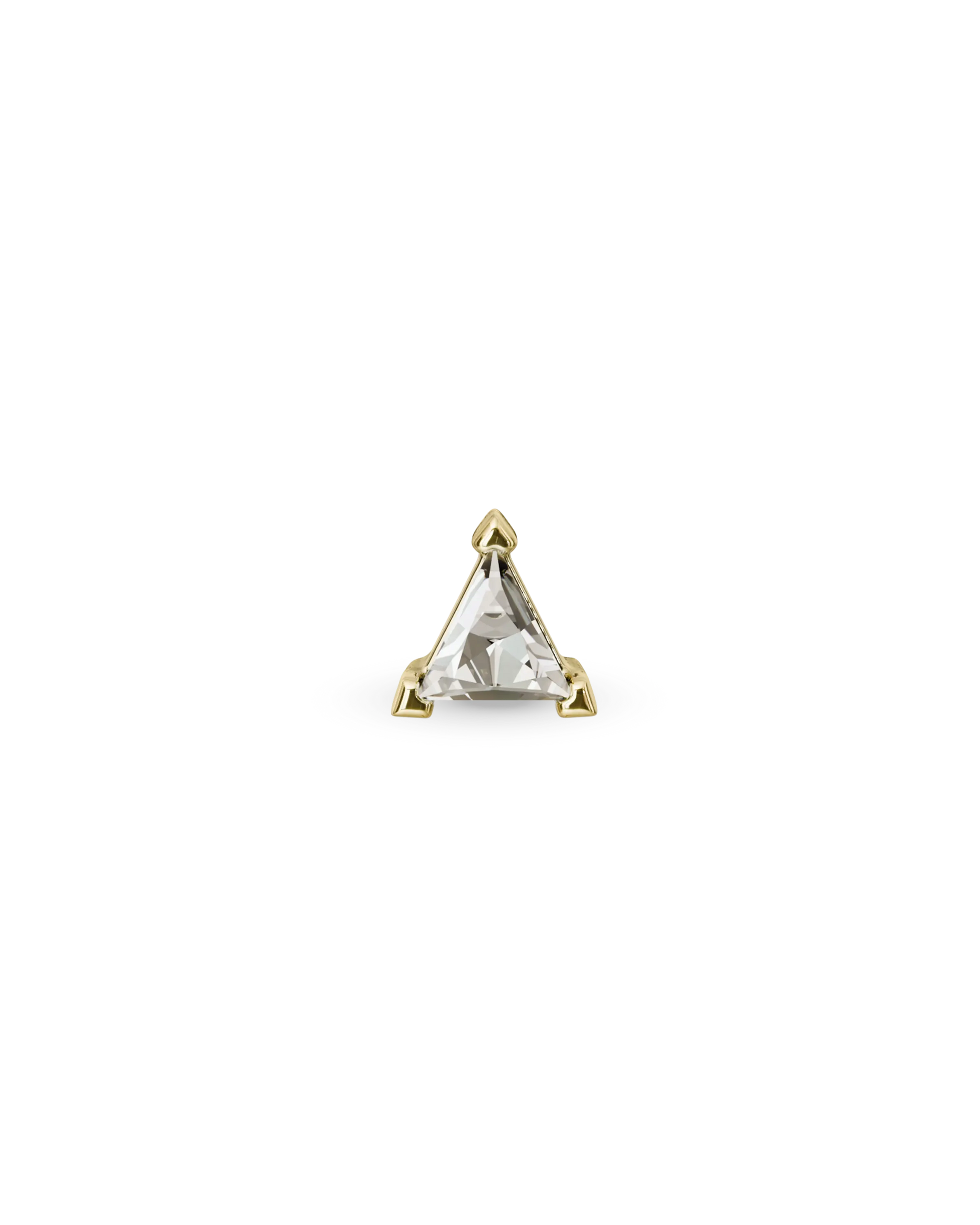 Prism flatback stud earring - ambi Jewelry