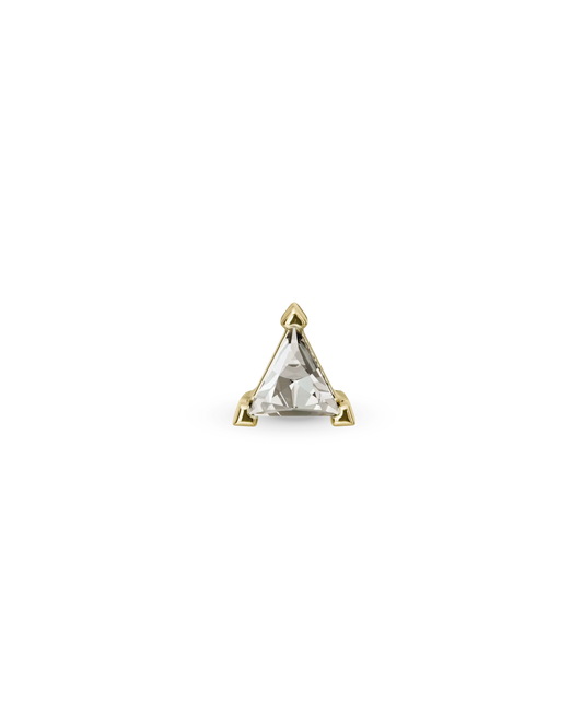 Prism flatback stud earring - ambi Jewelry