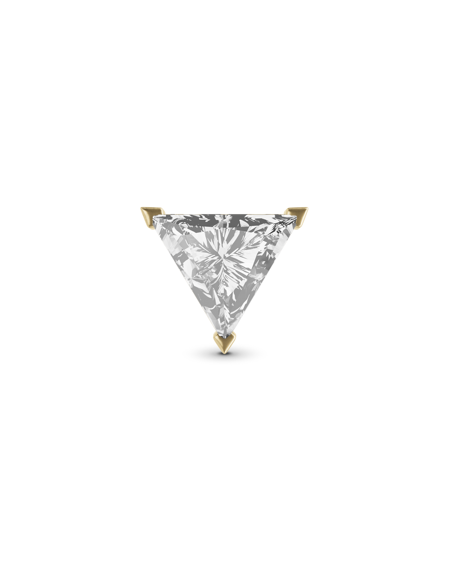 Prism flatback stud earring - ambi Jewelry