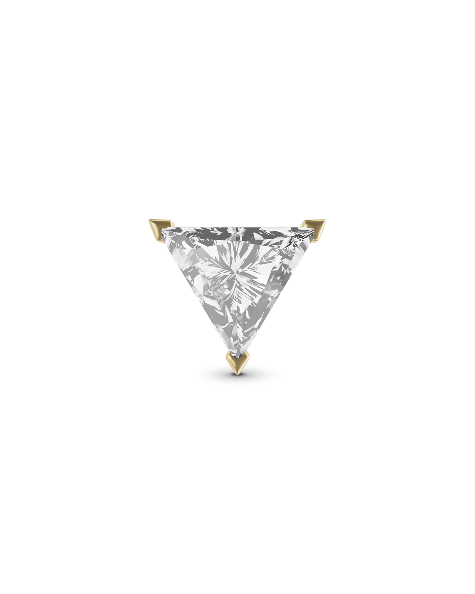 Prism flatback stud earring - ambi Jewelry