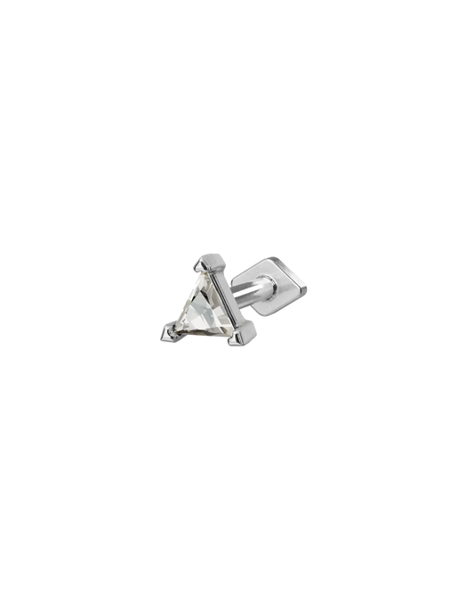 Prism flatback stud earring - ambi Jewelry