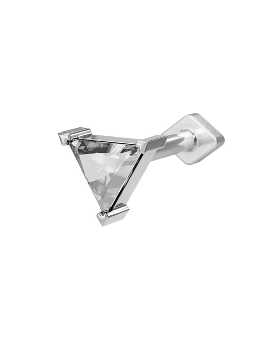 Prism flatback stud earring - ambi Jewelry