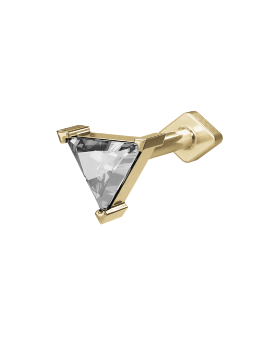 Prism flatback stud earring - ambi Jewelry