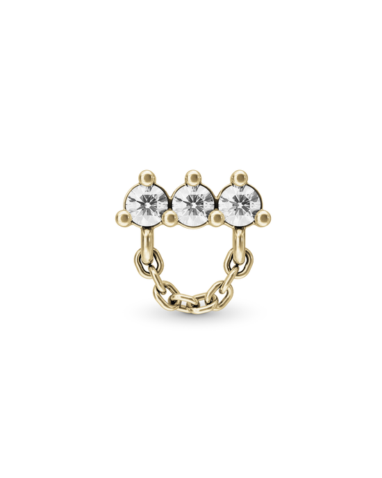 Gallery flatback stud earring - ambi Jewelry