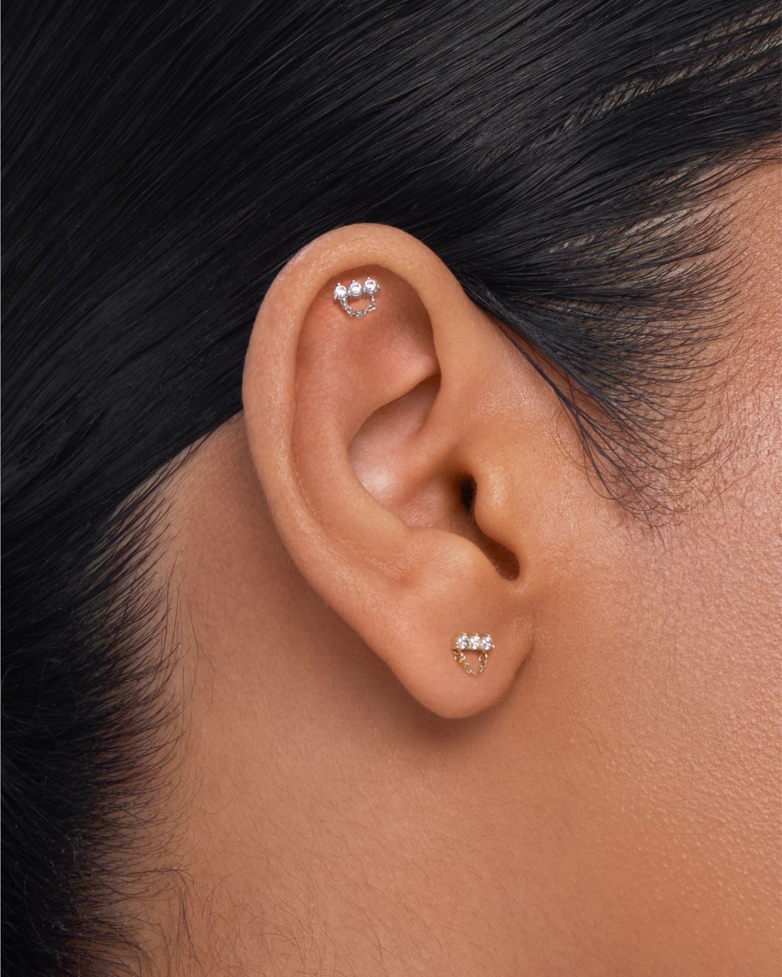 Gallery flatback stud earring - ambi Jewelry