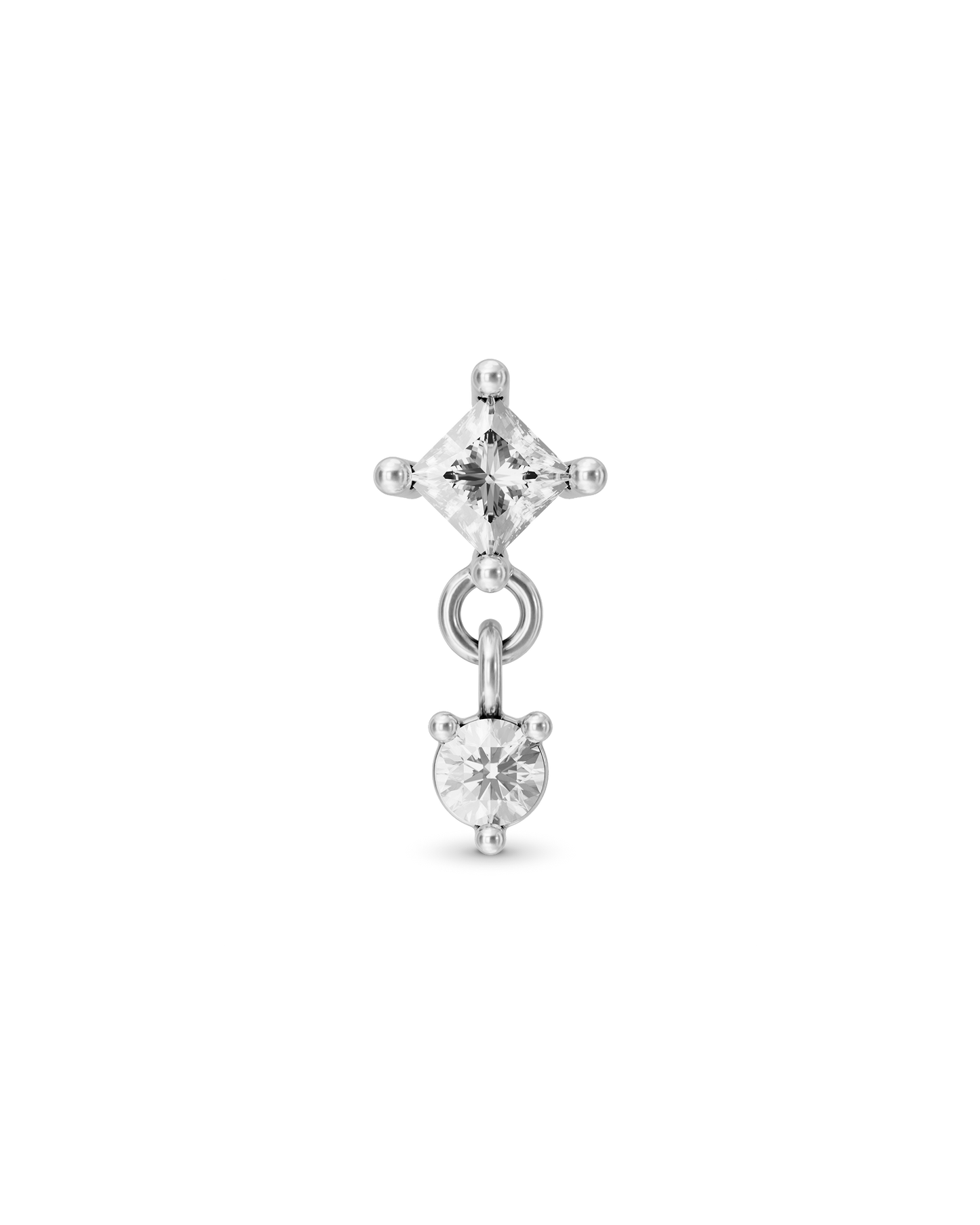 Willow flatback stud earring - ambi Jewelry