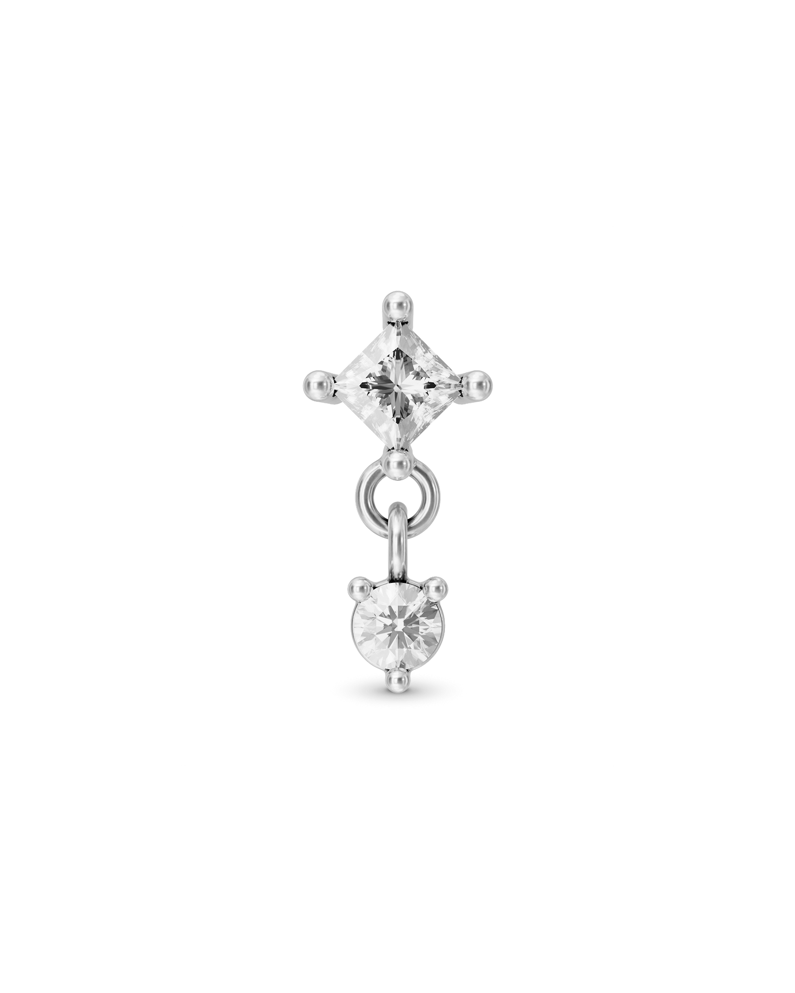 Willow flatback stud earring - ambi Jewelry