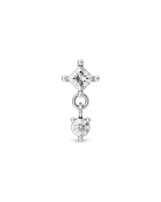 Willow flatback stud earring - ambi Jewelry