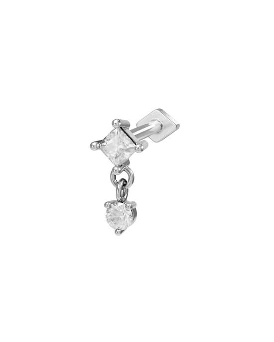 Willow flatback stud earring - ambi Jewelry