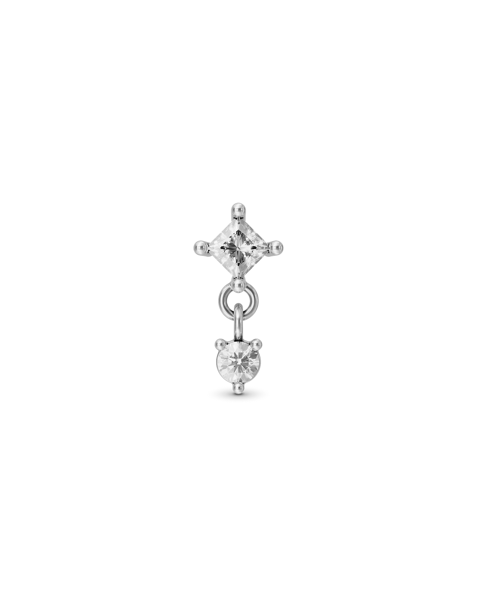 Willow flatback stud earring - ambi Jewelry