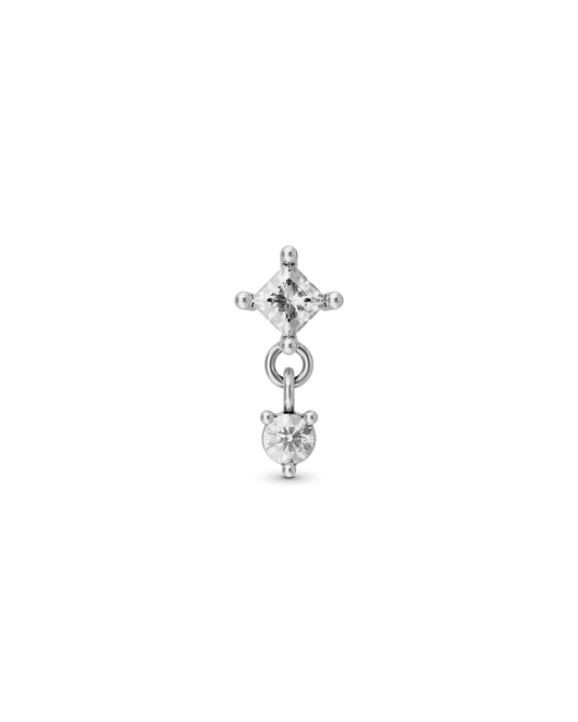 Willow flatback stud earring - ambi Jewelry