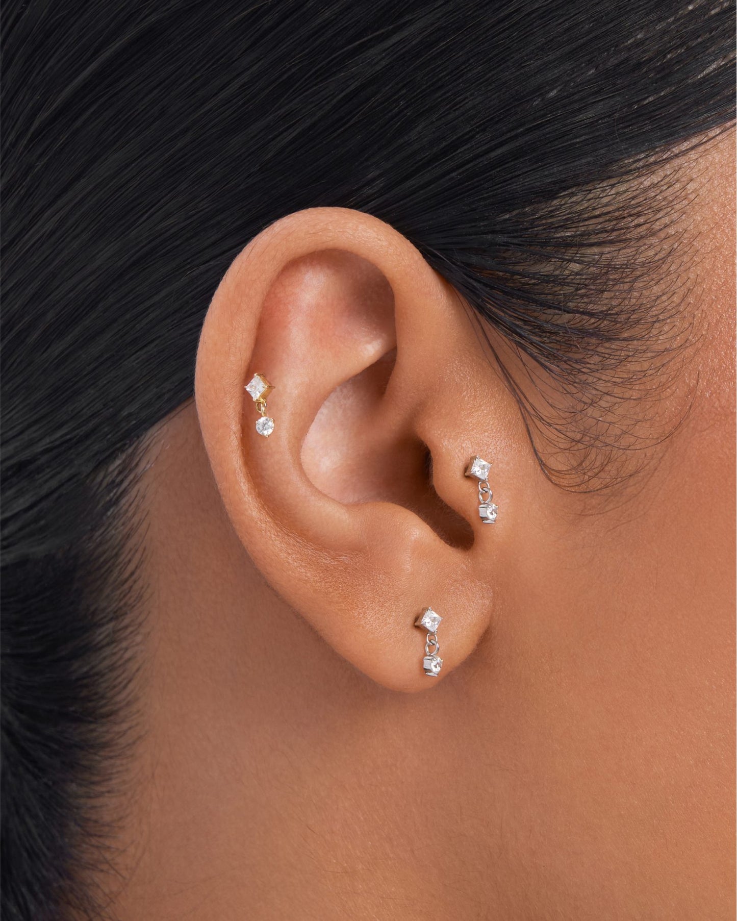 Willow flatback stud earring - ambi Jewelry