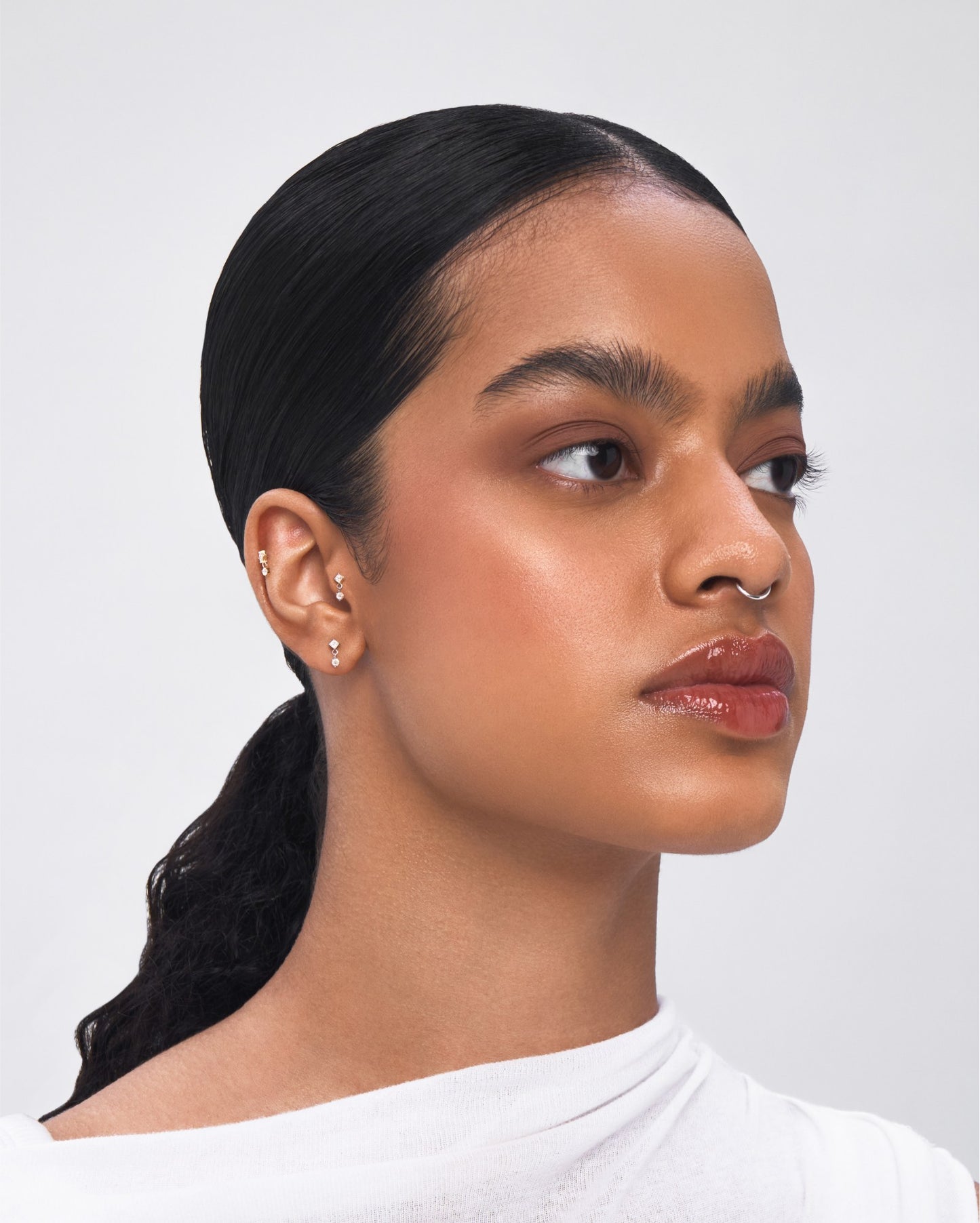 Willow flatback stud earring - ambi Jewelry