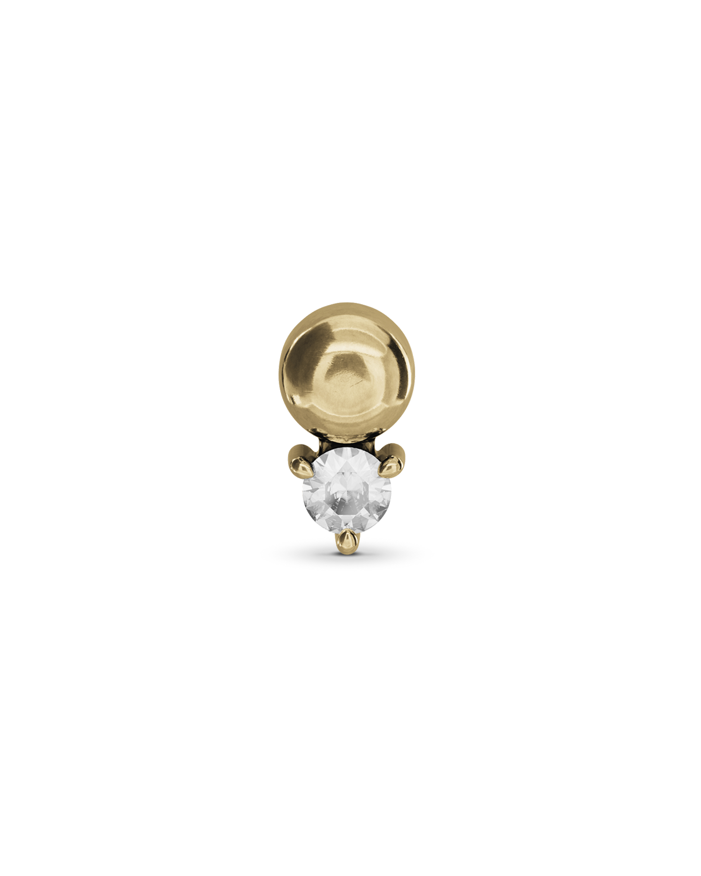 Sloane flatback stud earring - ambi Jewelry