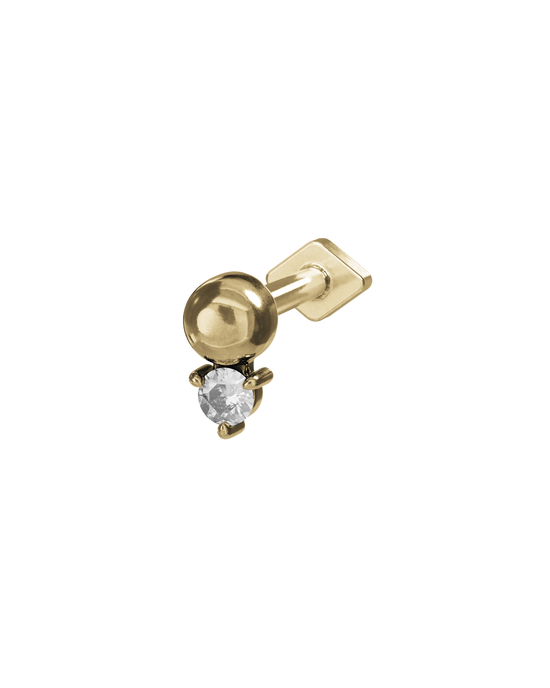Sloane flatback stud earring - ambi Jewelry