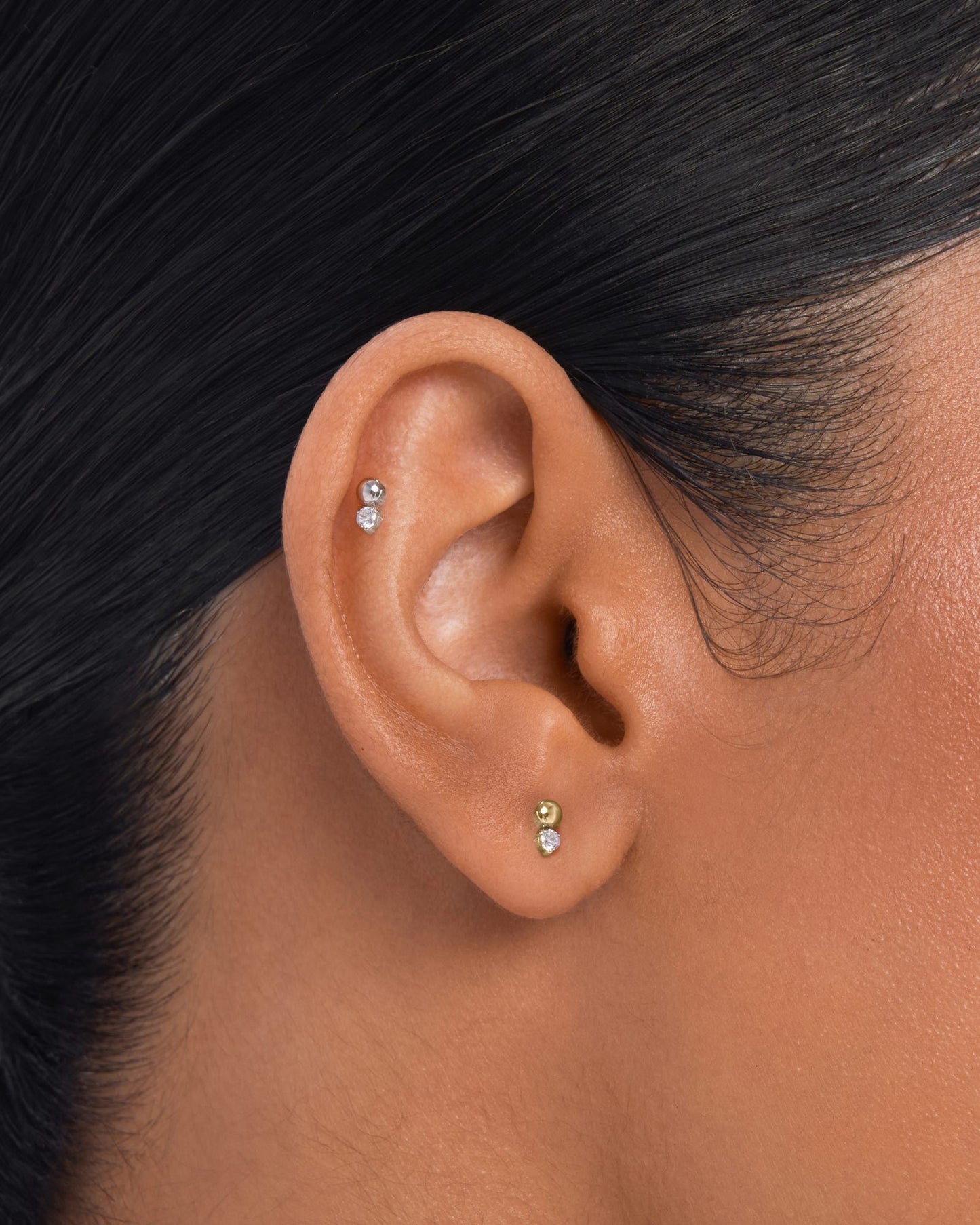 Sloane flatback stud earring - ambi Jewelry