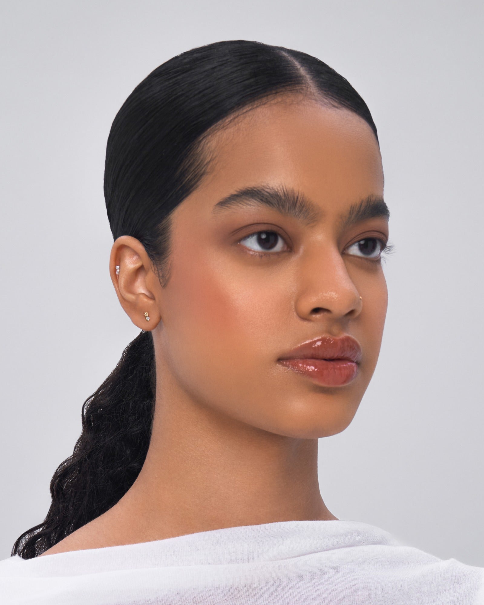 Sloane flatback stud earring - ambi Jewelry