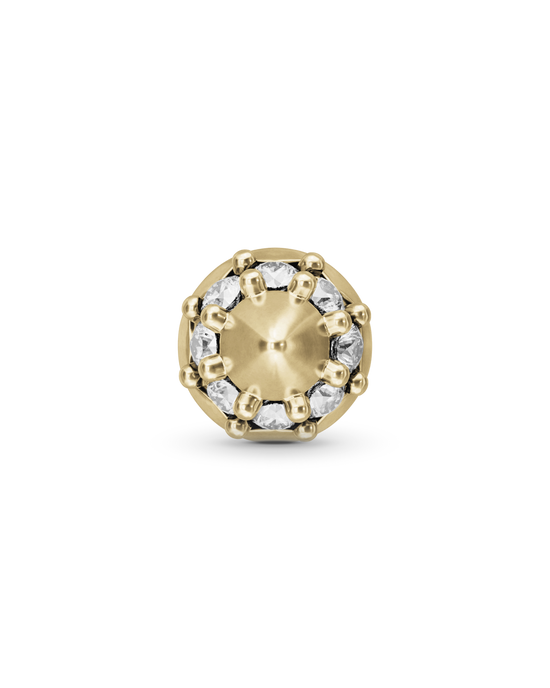 Glacier flatback stud earring - ambi Jewelry