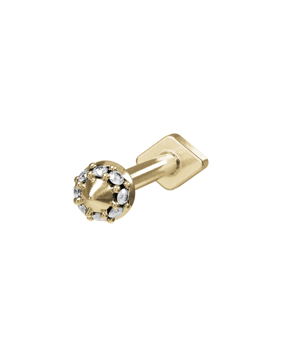 Glacier flatback stud earring - ambi Jewelry