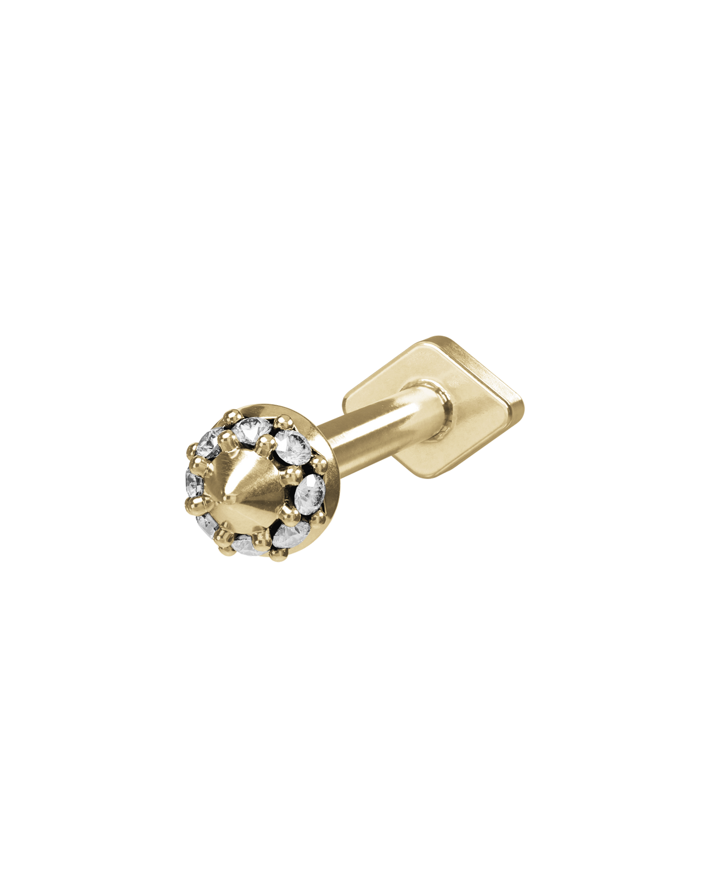 Glacier flatback stud earring - ambi Jewelry
