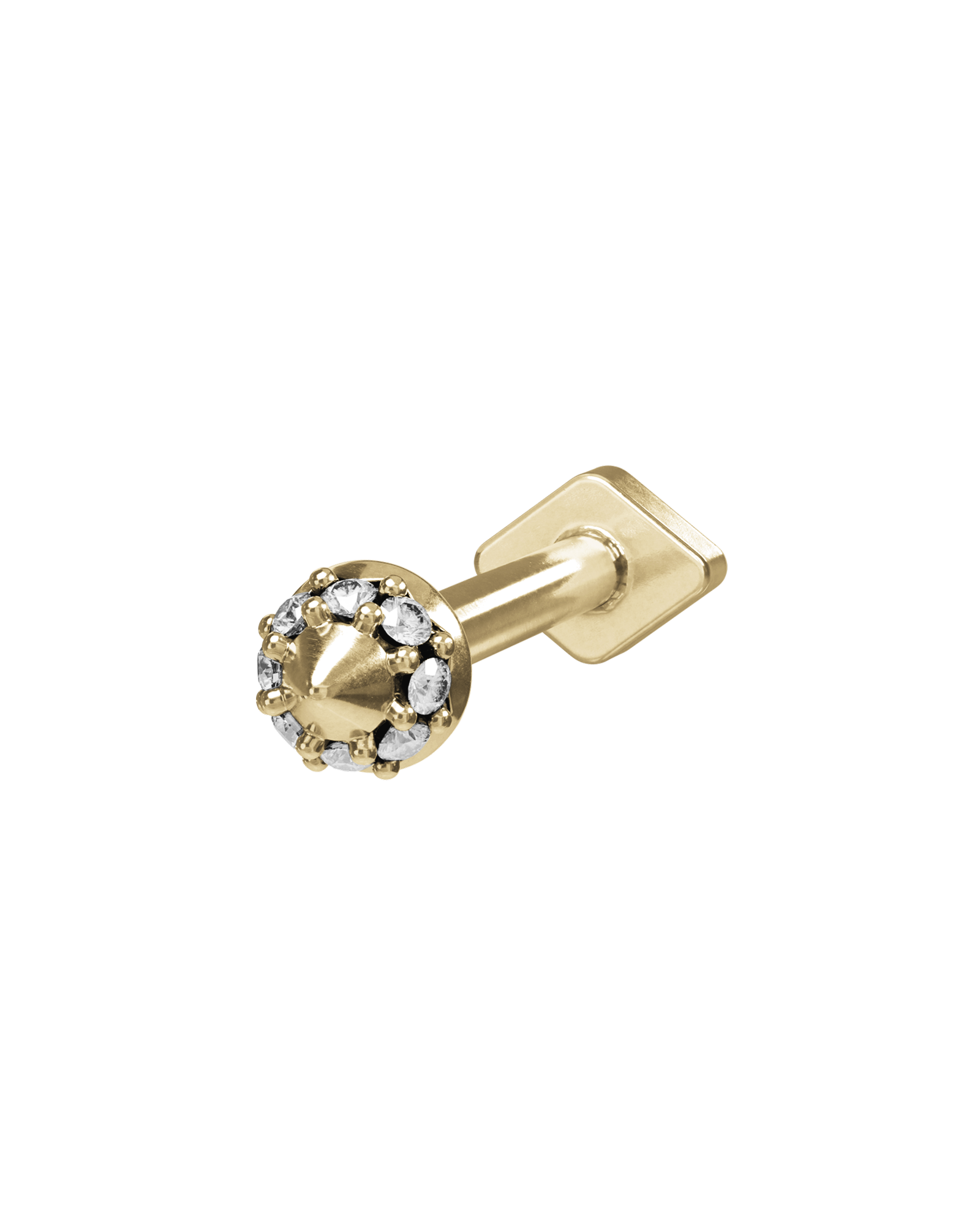 Glacier flatback stud earring - ambi Jewelry
