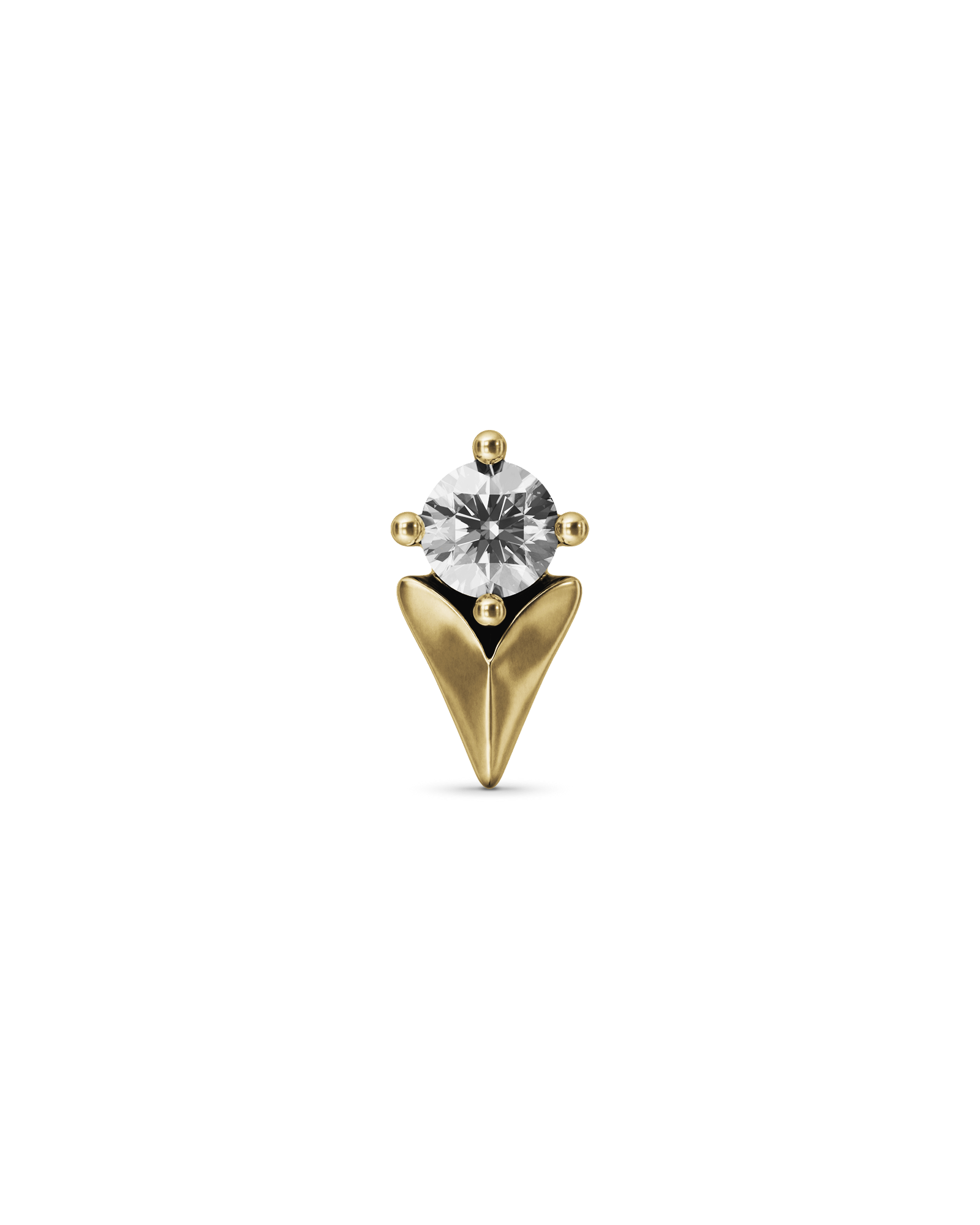 Isle flatback stud earring - ambi Jewelry