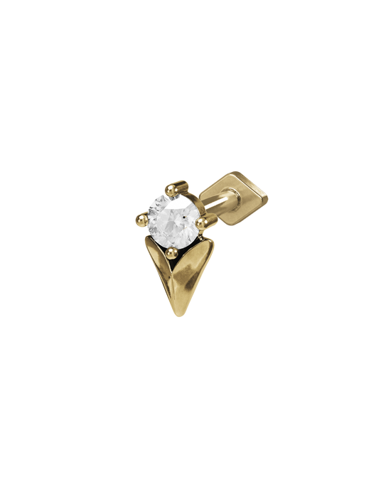 Isle flatback stud earring - ambi Jewelry