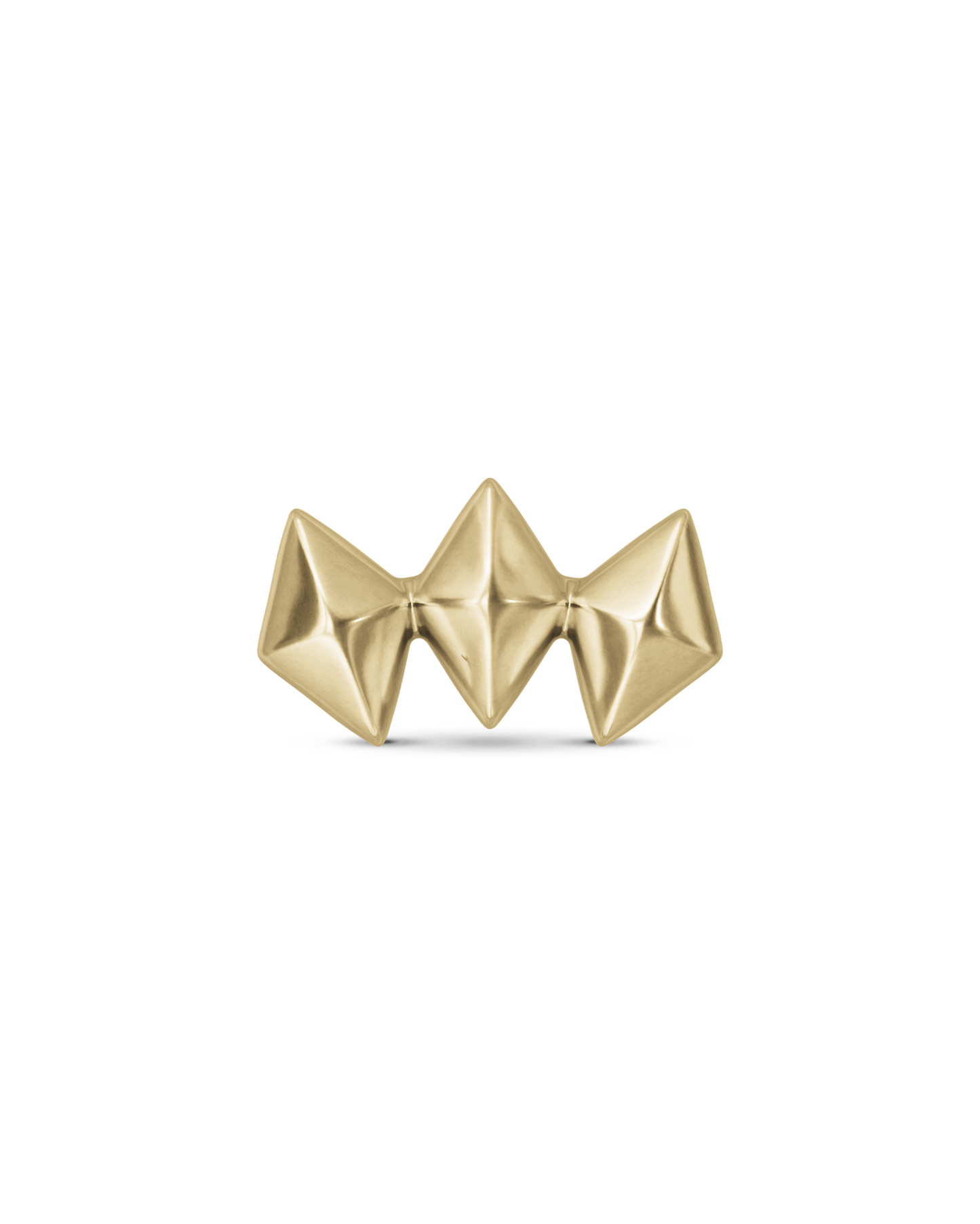 Tulip lite flatback stud earring - ambi Jewelry