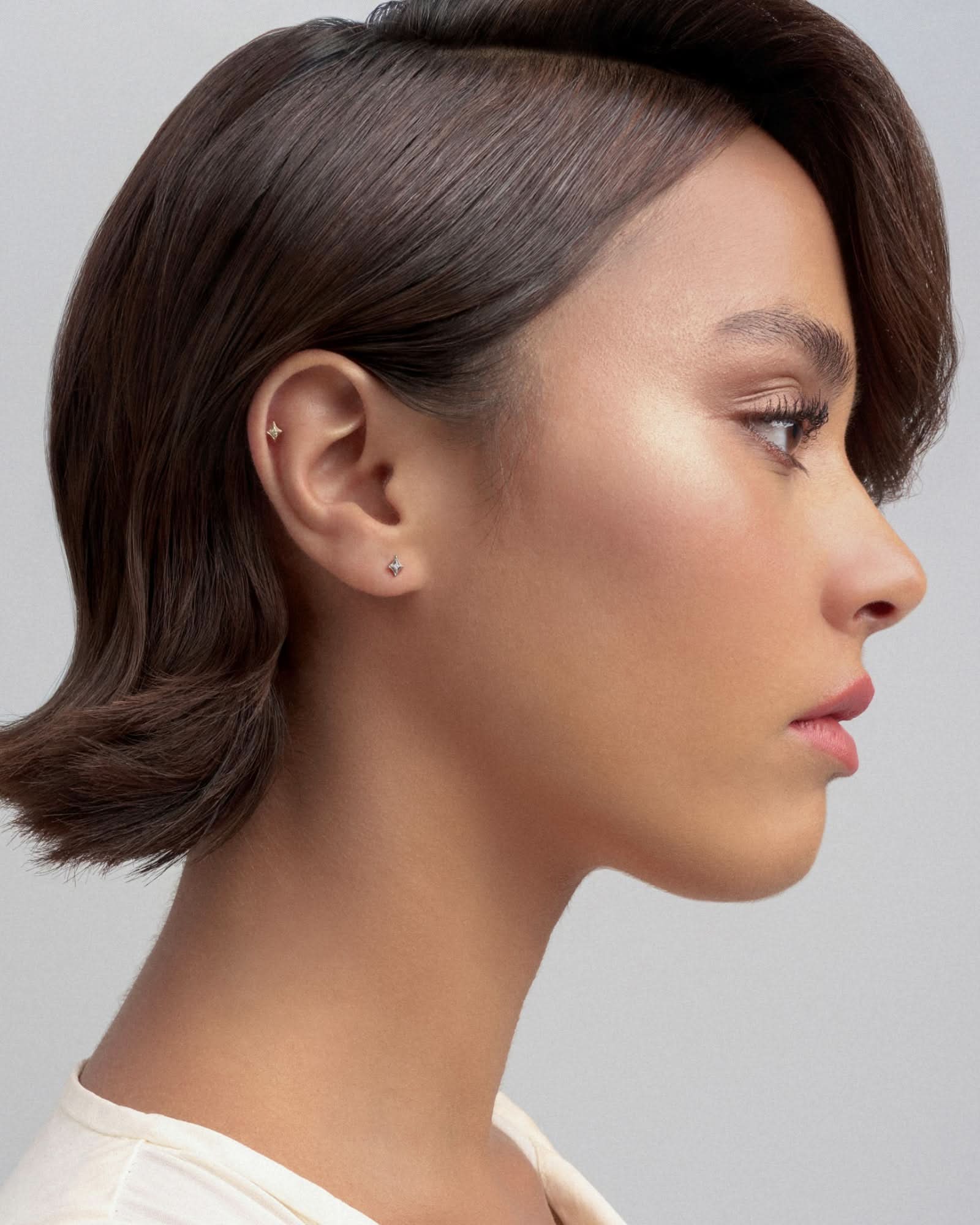 Wish flatback stud earring - ambi Jewelry