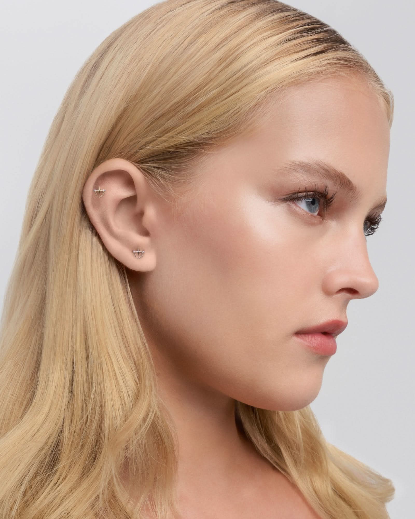 Mira flatback stud earring - ambi Jewelry