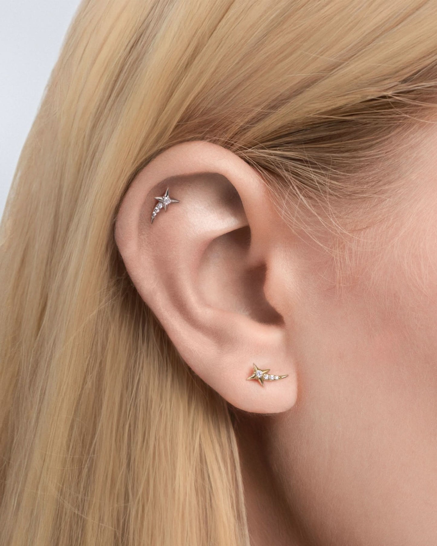 Stardust flatback stud earring - ambi Jewelry