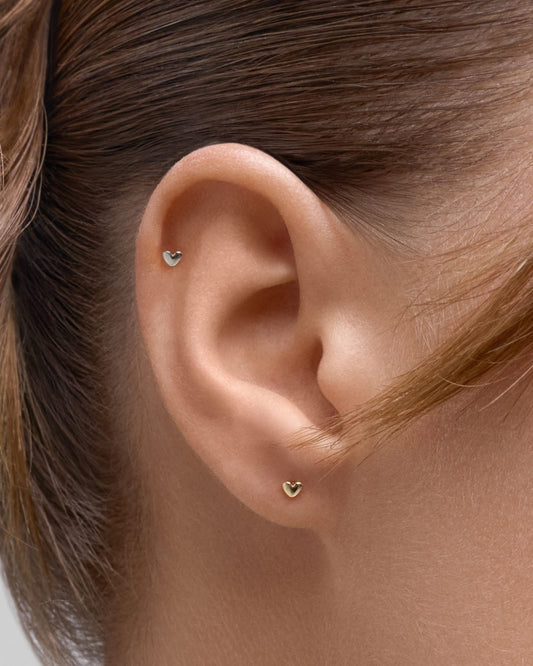 Honey flatback stud earring - ambi Jewelry