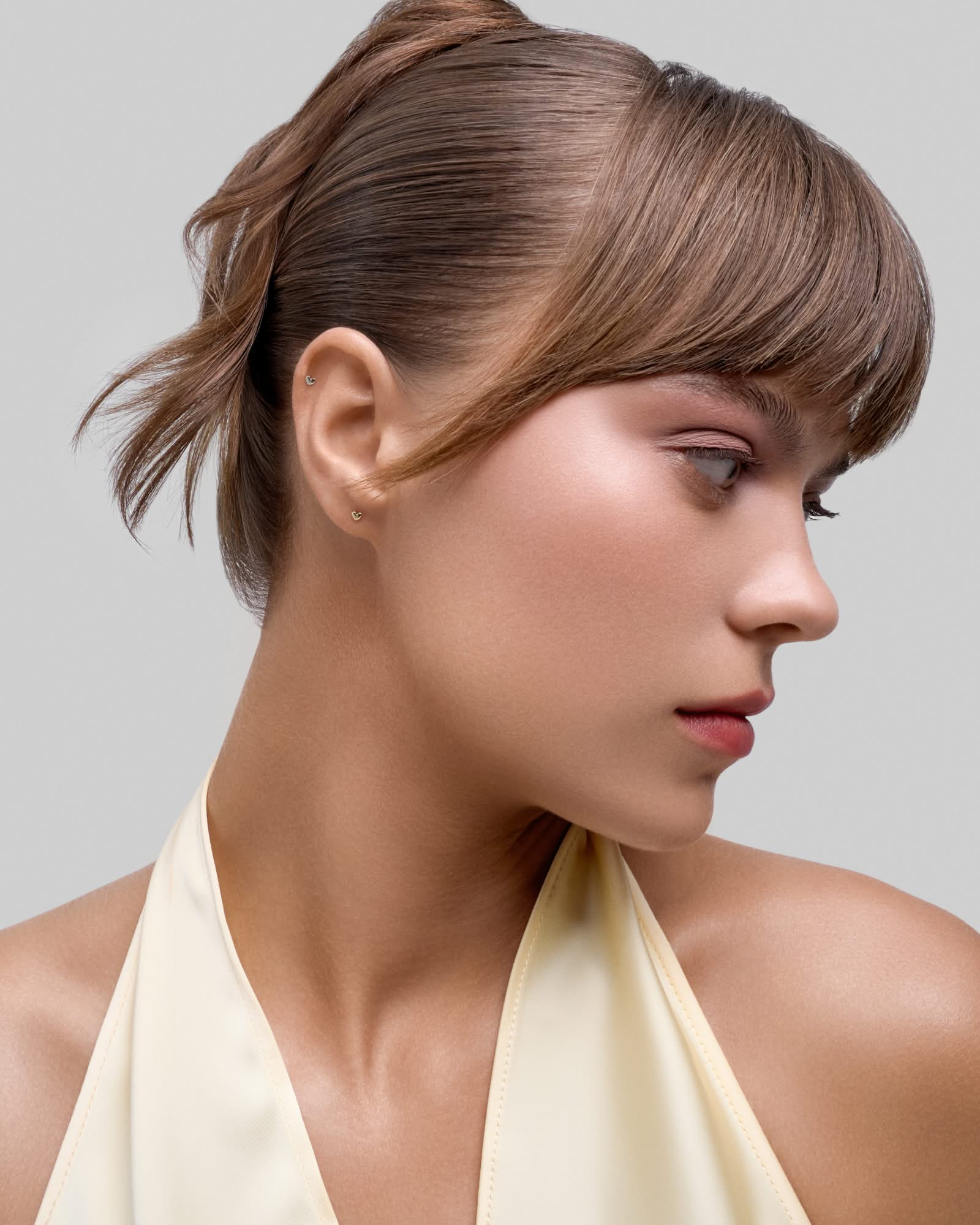 Honey flatback stud earring - ambi Jewelry