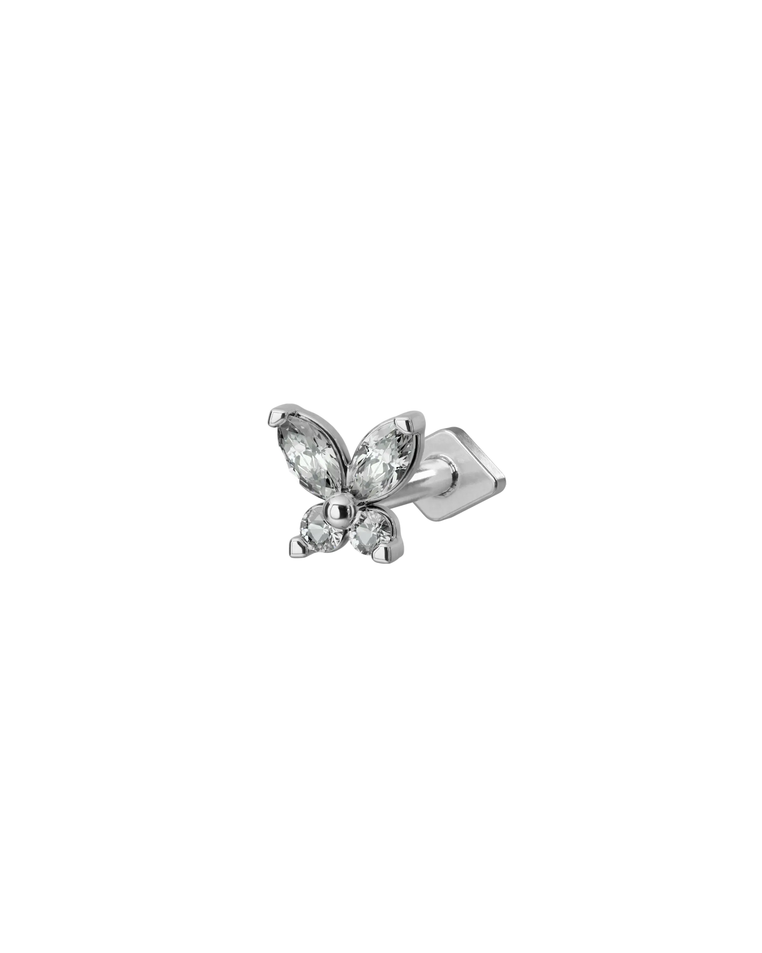 Monarch flatback stud earring - ambi Jewelry