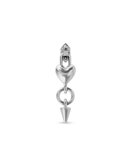 Locket flatback stud earring - ambi Jewelry